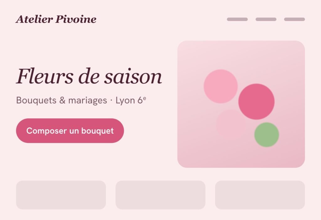 Site de Atelier Pivoine